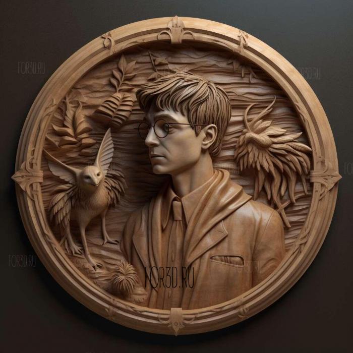 Harry Potter 1 stl model for CNC